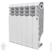 Радиатор алюминиевый ROYAL THERMO Revolution 350 (420х485х80) 770Вт, 6 секций, белый