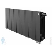 Радиатор биметаллический, 12 секций ROYAL THERMO PianoForte 300 Noir Sable, VDR80 нижнее прав.подкл
