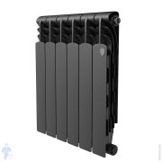 Радиатор биметаллический ROYAL THERMO Revolution Bimetall 500 (564х480х80) 960Вт, 6 секции, черный