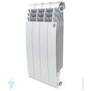 Радиатор алюминиевый, 4 секции ROYAL THERMO Biliner Alum 500 ВШГ:580х320х87 700 Вт белый