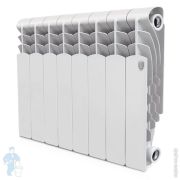 Радиатор алюминиевый ROYAL THERMO Revolution 350 (420х647х80) 1020Вт, 8 секций, белый