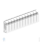 Радиатор алюминиевый RIFAR Alum 200 (265х972х90) 12 секций, 1188Вт, белый