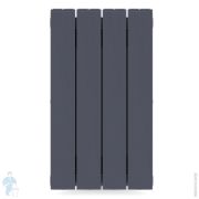 Радиатор биметаллический RIFAR Supremo 500 (575х320х90) бок. подкл, 4 секций, 808Вт, титан