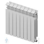 Радиатор биметаллический RIFAR EcoBuild 500 (575х640х100) 8 секций, 1488 Вт, боковое подкл, белый