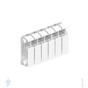 Радиатор алюминиевый RIFAR Alum 200 (265х486х90) 6 секций, 594Вт, белый