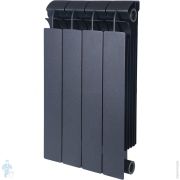 Радиатор биметаллический, 4 секции GLOBAL STYLE PLUS 500 ВШГ:575х320х95 740 Ватт, cod.07 черный