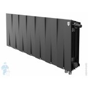 Радиатор биметаллический, 14 секций ROYAL THERMO PianoForte 300 Noir Sable, VDR80 нижнее прав.подкл