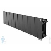 Радиатор биметаллический, 16 секций ROYAL THERMO PianoForte 200 Noir Sable, нижнее правое подкл