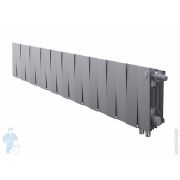 Радиатор биметаллический, 20 секций ROYAL THERMO PianoForte 200 Silver Satin, нижнее правое подкл