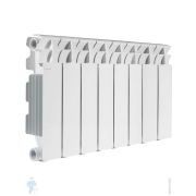 Радиатор биметаллический Fondital Alustal Plus 350/100, 8 секций, 1128Ватт, белый