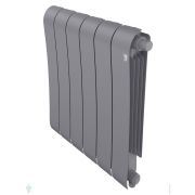 Радиатор биметаллический 6 секций ROYAL THERMO Infinity VR80 нижнее подкл, 1032 Вт Silver Satin