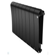 Радиатор биметаллический 8 секций ROYAL THERMO Infinity VR80 нижнее подкл, 1376 Вт Noir Sable