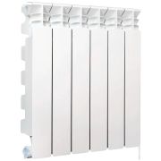 Радиатор алюминиевый Fondital Andente C2 Plus 500/100, 6 секций, 1056 Вт, белый
