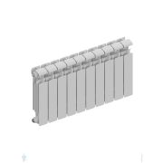 Радиатор алюминиевый RIFAR Alum Eco 350 (415х810х90) 10 секций, 1300 Вт, бок.подкл. белый