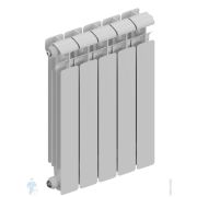 Радиатор алюминиевый RIFAR Alum Eco 500 (565х405х90) 5 секций, 825 Вт, бок.подкл. белый
