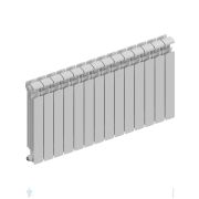 Радиатор алюминиевый RIFAR Alum Eco 500 (565х1134х90) 14 секций, 2310 Вт, бок.подкл. белый