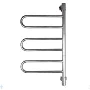 Полотенцесушитель электрический ENERGY U CHROME G3K 37 Вт (ВхШхГ 770х400х100) поворотный