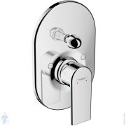 Смеситель для ванны Hansgrohe Vernis Shape 71458000 встраиваемый 200мм, внешняя часть, хром