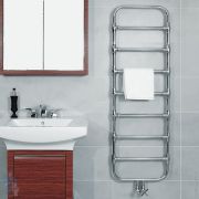 Полотенцесушитель латунный Zehnder Nobis NOB-150-050 (1520х500) водяной, цвет: хром