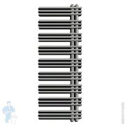 Полотенцесушитель стальной Zehnder Yucca Asym YAECL-130-60/RACY-C (1454х578) с пультом упр., цвет: хром