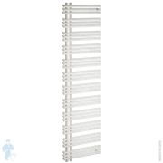 Полотенцесушитель стальной Zehnder Yucca Asym YAD-170-050 (1736х478) водяной, цвет: белый