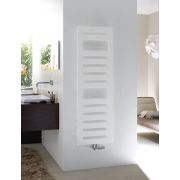 Полотенцесушитель стальной Zehnder Metropolitan MET-080-040 (805х400) водяной, цвет: белый