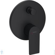 Смеситель для ванны Hansgrohe Rebris E 72468670 встраиваемый, однозахватный, матовый черный