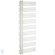Полотенцесушитель стальной Zehnder Yucca Asym YA-130-040 (1304х378) водяной, цвет: белый