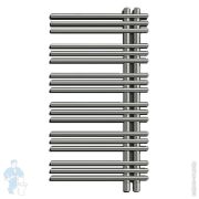 Полотенцесушитель стальной Zehnder Yucca Asym YAECL-090-050/RACY-C (897х478) с пультом упр., цвет