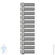 Полотенцесушитель стальной Zehnder Yucca Asym YAER-170-60/RACY-C (1886х578) с пультом упр., цвет: кат.2