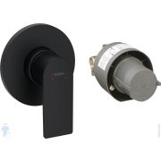 Смеситель для душа Hansgrohe Rebris E 72658670 встраиваемый, со скрытой частью, матовый черный