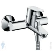 Смеситель Hansgrohe Focus 31940 для ванны, настенный, с фиксированным изливом, однозахватный