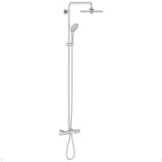 Душевая система Grohe Euphoria 27475001 термостат, лейка, верхний душ, шланг, штанга, кронштейн
