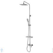 Душевая система Lemark TROPIC LM7002C смеситель ванна/душ, поворотный излив, верхний/ручн.душ, хром