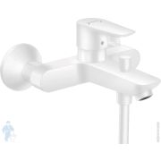 Смеситель Hansgrohe Talis E 71740700 для ванны однорычажный, настенный, белый матовый