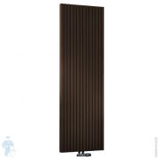 Дизайн-радиатор JAGA Tetra Wall H180 L41, 1880Вт, цвет шоколад, TETW1.180041.160/MM/SP