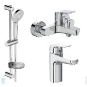Набор смесителей 3в1 Ideal Standard CERAFLEX для умывальника, ванны/душа, душевой гарнитур BD001AA