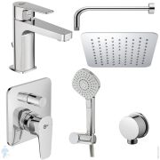 Набор 6в1 Ideal Standard ESLA Встраиваемая душевая система + смеситель для умывальника BD002XC