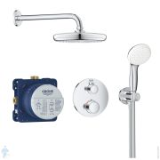 Душевая система Grohe Grohtherm 34727000 термостат, ручной и верхний 210 душ, кронштейн, шланг хром