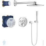 Душевая система Grohe Grohtherm SmartControl 34705000 термостат на 3 положения, верхний и ручной душ