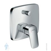 Смеситель Hansgrohe Logis 71405000 для ванны/душа, встраиваемый, однозахватный, наружная часть, хром
