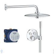 Душевая система Grohe Grohtherm SmartControl 34744000 термостат на 2 положения, верхний и ручной душ