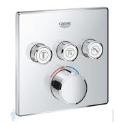 Смеситель Grohe SmartControl 29149000 3 выхода, внешняя часть, квадрат, хром