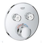 Смеситель Grohe Grohtherm SmartControl 29119000 термостат, 2 выхода, внешняя часть, хром
