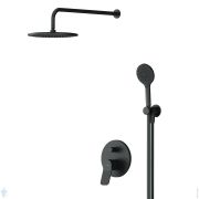 Душевая система AM.PM X-Joy FB85A1RH22 встраиваемый смеситель, верхний/ручной душ, черный матовый