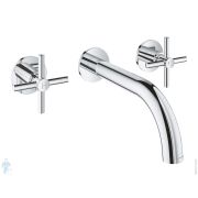 Смеситель Grohe Atrio New 20164003 для умывальника на 3 отверстия, внешняя часть, хром