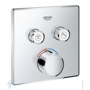 Смеситель Grohe SmartControl 29148000 2 выхода, внешняя часть, квадрат, хром