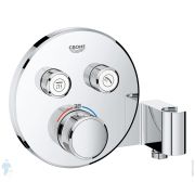 Смеситель Grohe Grohtherm SmartControl 29120000 термостат, 2 выхода, внешняя часть,держатель, хром