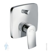 Смеситель Hansgrohe Metris 31454000 для ванны/душа, скрытый монтаж, однозахватный, хром