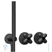 Смеситель для душа Fantini I Balocchi 60130384B встраив., внеш. часть с душ. комплектом, черный мат